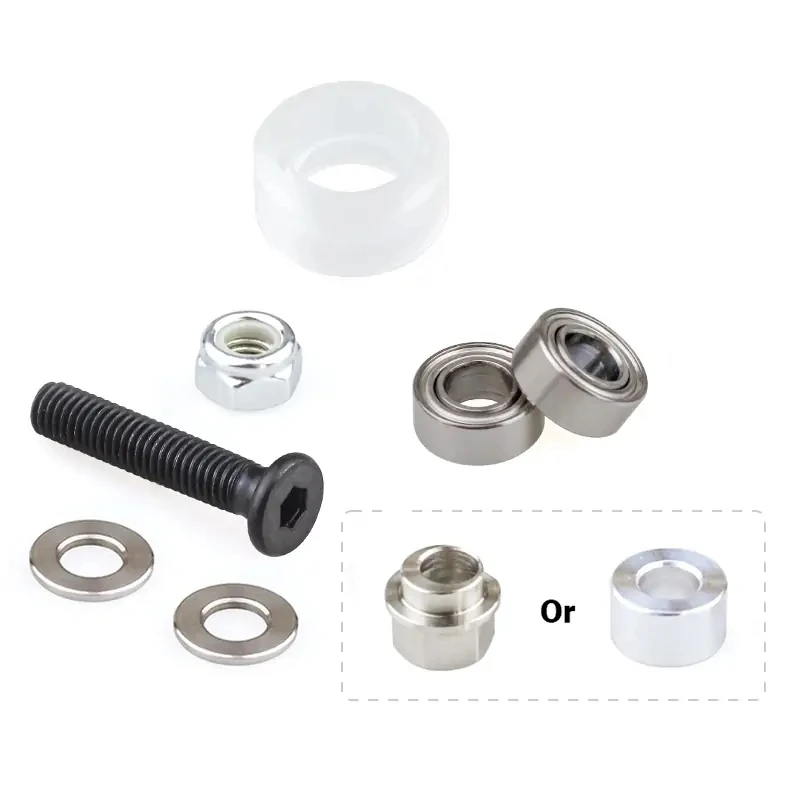 3D Printing Guide - Kit de roues en polycarbonate transparentes,