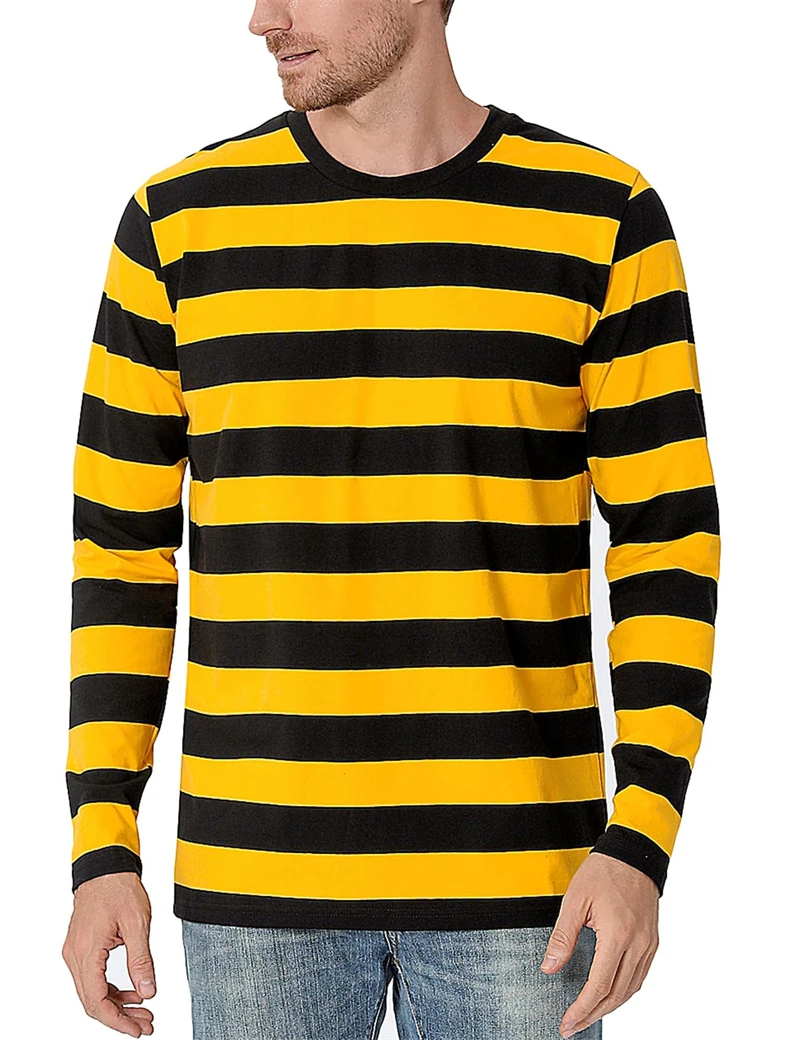 3D Printing Custom - T-shirt à manches longues pour homme,