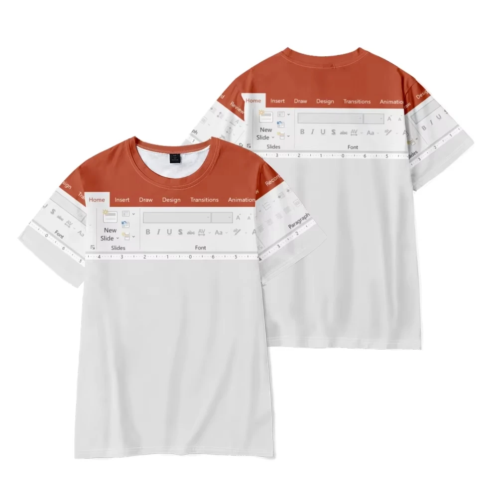 3D Printing Online Service - T-shirt homme tendance, chemise hawaïenne Excel,