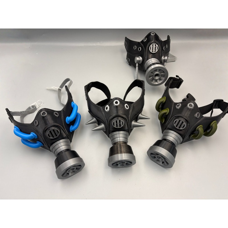 Masque à gaz noir imprimé en 3 - 3D Printing Mask avis et prix